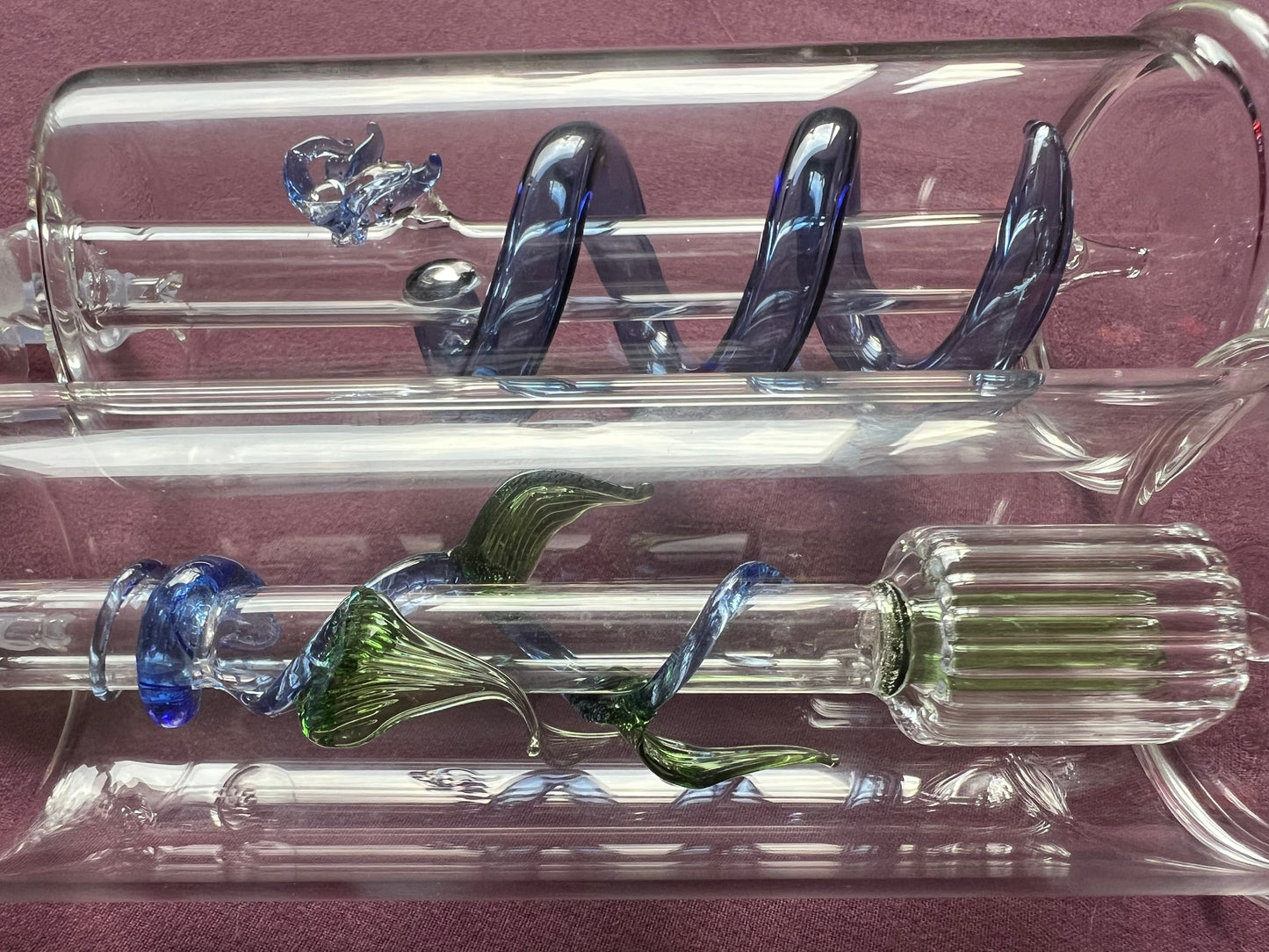 glass leaf bong