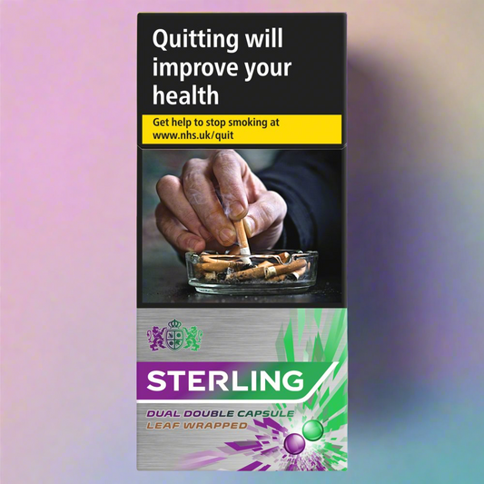 sterling dual double capsule leaf wrapped cigarillos