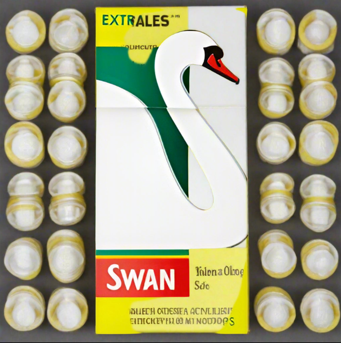 swan filters + 2 green rizla papers combo bundle