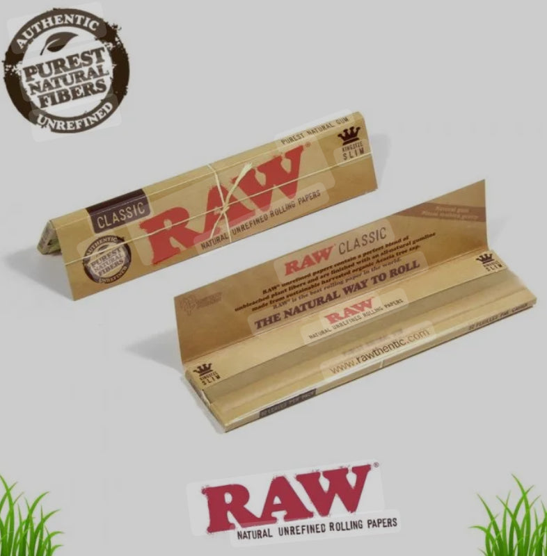 raw classic - kingsize slim papers